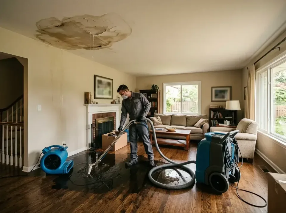 attic-pipe-burst-ceiling-drip-008 — frequently asked questions, Water Damage Restoration & Carpet Care in Buckner, KY